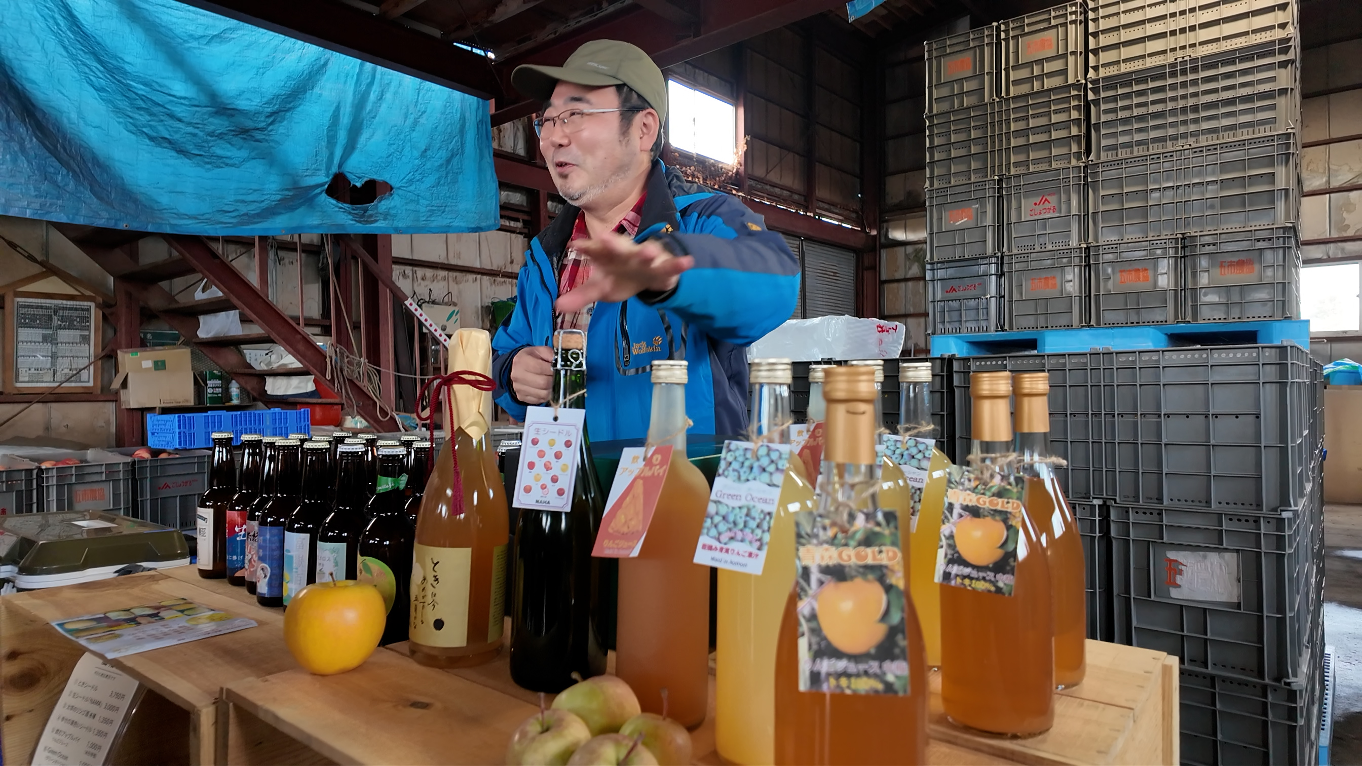 地元の生産者との交流